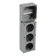 057707 LEGRAND BASE 4 MÓD. PER 3 COLPI DA 16 A