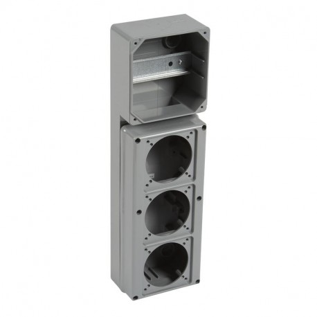 057707 LEGRAND BASE 4 MÓD. PARA 3 TOMADAS DE 16 A