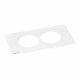 654755 LEGRAND IN-DISQIN PLACA 2ELEM METAL