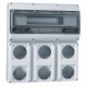057709 LEGRAND BASE 18 MÓD. A 6 PRESE 16 A