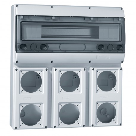 057709 LEGRAND BASE 18 MÓD. TO 6 SOCKETS 16 A