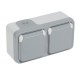 069702 LEGRAND PL-MBL SUP 2X2P+T TOR HOR GRIS