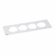 654763 LEGRAND PLACA IN-DISQIN METAL 4ELEM
