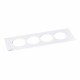 654764 LEGRAND PLACA IN-DISQIN 4ELEM BRANCO
