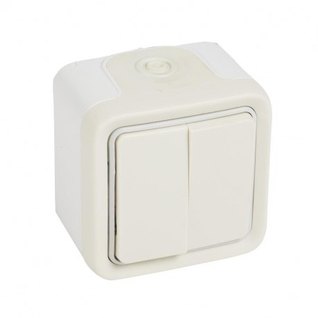069755 LEGRAND PL-MBL SUP CONM DOPPIO-10A BIANCO