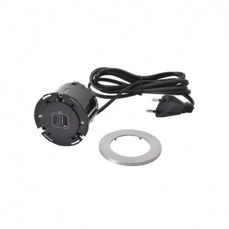654732 LEGRAND IN-DISQ60 1 x USB A + C NE-MT 2M