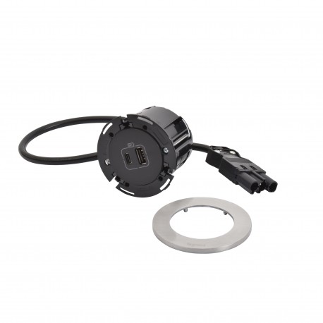 654732F LEGRAND IN-DISQ60 1 USB A+C NE-MT W0,5