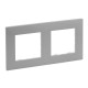 864372 LEGRAND NS-PLACA 2ELE ALUMINIUM