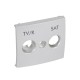 770186 LEGRAND VL-FRONTAL TV/R-SAT ALUM