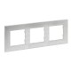 864873 LEGRAND NS-PLACA 3ELE ALUM.PULIDO
