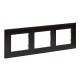 864973 LEGRAND NS-PLATE 3ELE DARK WOOD