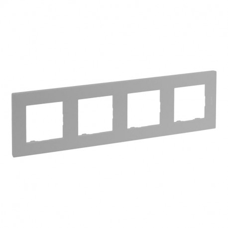 864374 LEGRAND NS-PLACA 4ELE ALUMINIO