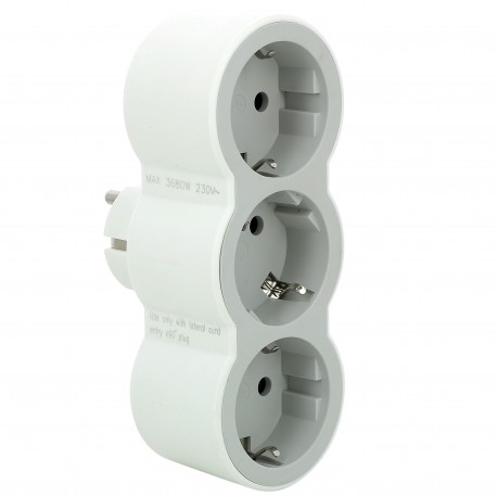 694518 LEGRAND ADAPTER STD 3X2P+T 16A BL AVANT