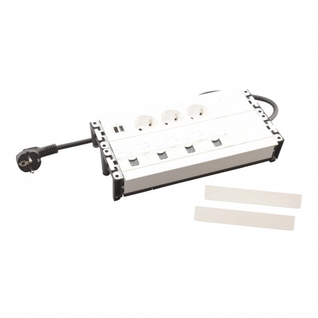 654865 LEGRAND IN-MLINK 2X8M BL 3SC+USB+4C6U