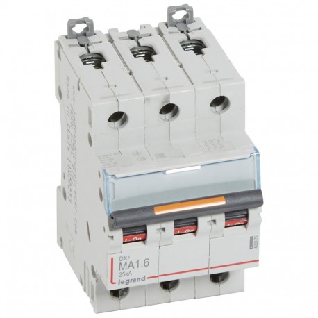 409876 LEGRAND AUTOMATIQUE DX3 3P MA1.6 25KA