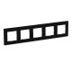 864575 LEGRAND NS-PLACA 5ELE NEGRO MATE