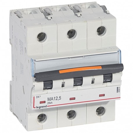 409881 LEGRAND AUTOMATIC DX3 3P MA12.5 25KA