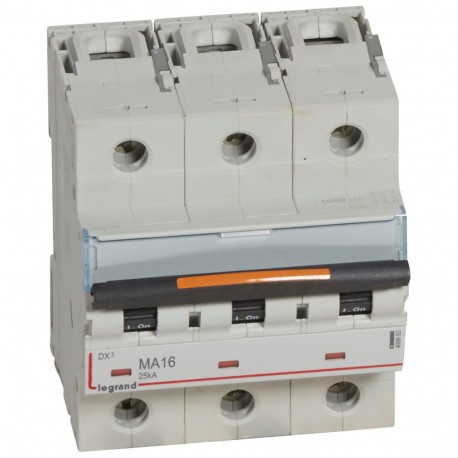 409882 LEGRAND AUTOMATISCHE DX3 3P MA16 25KA