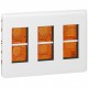 078873L LEGRAND RECESSED BOX 3 COLUMNS BL