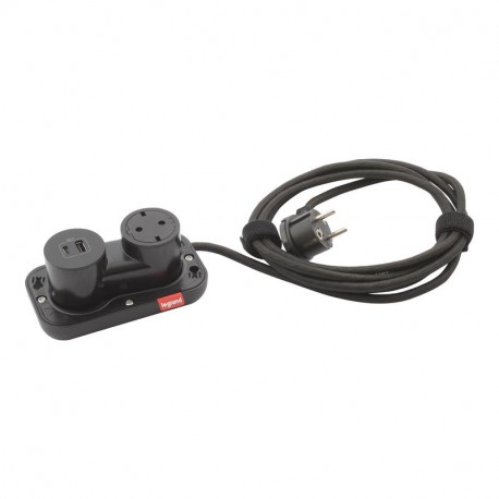 654909 LEGRAND IN-ELETTRONE 2EL SCH+USB NE 2.5