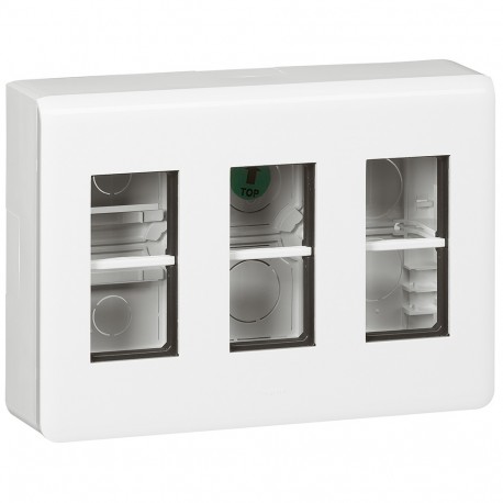 078883L LEGRAND SURFACE DE LA BOÎTE 3 COLONNES BL