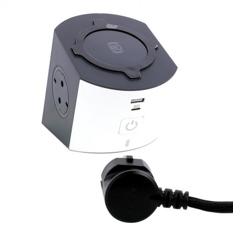 694506 LEGRAND BMÚL CR 2X2P+T INDUSB 2M BL/NG