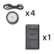 077645L LEGRAND KIT 4 CARICATORI SS FIL 15W ALU