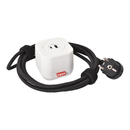 654922 LEGRAND IN-ELECTRON 1EL USB A + C BL 2.5