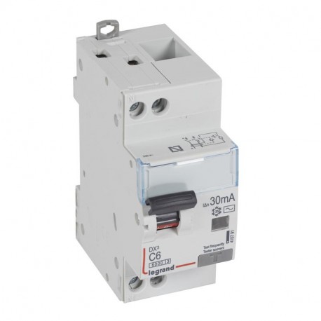 410791 LEGRAND MAGNET CO DX3 P+N 30mA C6