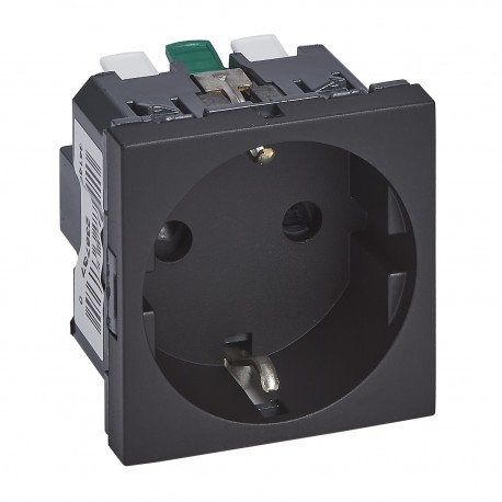 079350L LEGRAND SOCKEL 2P+T SCH AUTO NEGR MAT 90
