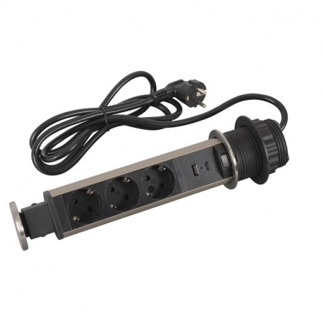 654974 LEGRAND IN-TORRE 60 3SCH+USB AC 2MT