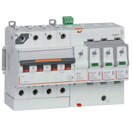 412211 LEGRAND ЛИМ СОБЗИТТ Т2 20KA 3ПЗНГ