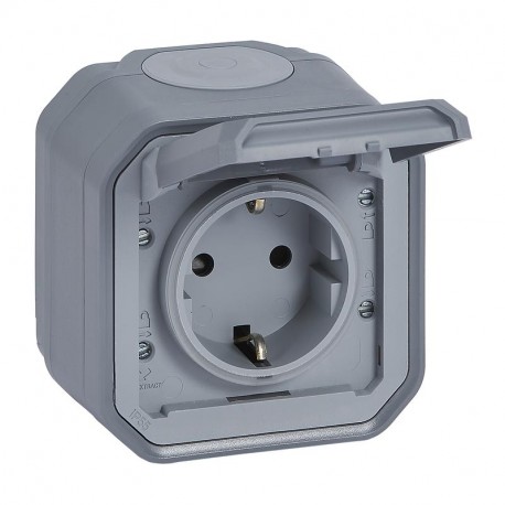 069733L LEGRAND PL-MBL SUP 2P+T TOR GRIGIO