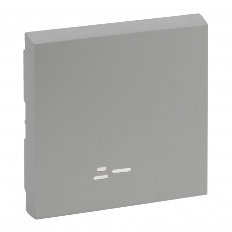 864306 LEGRAND NS-TECLA SIMPLE C/VISOR ALUM