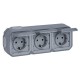 069743L LEGRAND PL-MBL SUP 3X2P+T TOR HOR GR