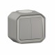 069715L LEGRAND PL-MBL SUP CONM DOPPIO 10A GRIGIO