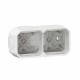 069690L LEGRAND PL-COMP SUP BOX 2 ELE H/V BL