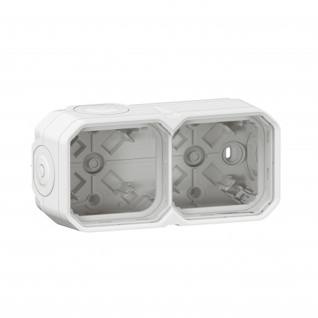 069690L LEGRAND PL-COMP SUP BOX 2 ELE H/V BL