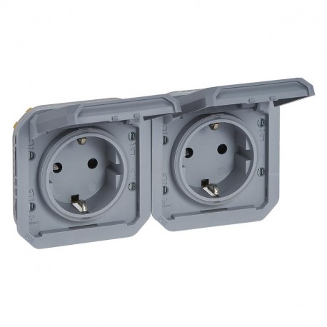 069576L LEGRAND PL-COMP ВВОД/ВЫВОД 2X2P+T AUT HOR GR