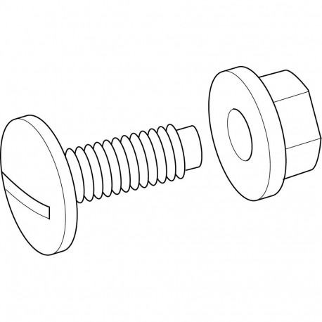 637953 LEGRAND OMEGA-BULLONE M8X20 IN PVC