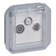 069558L LEGRAND PL-COMP BASE TV-R-SAT UNIC GR