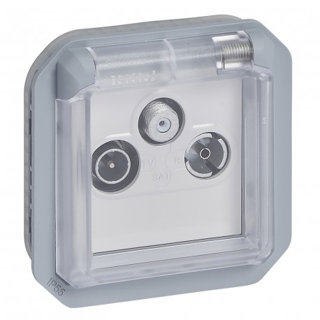 069558L LEGRAND PL-COMP BASE TV-R-SAT UNIC GR