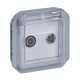 069554L LEGRAND PL-COMP BASE TV/R-SAT UNI GR