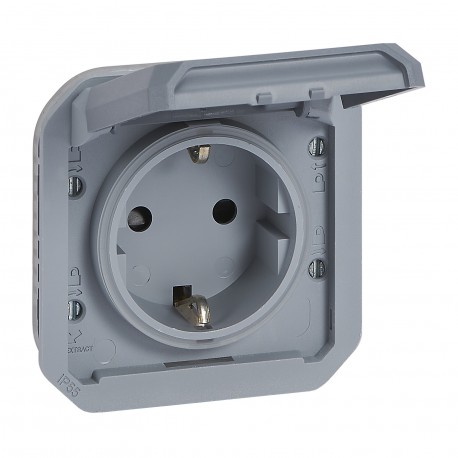 069571L LEGRAND PL-COMP ВВОД/ВЫВОД 2P+T TORN GREY