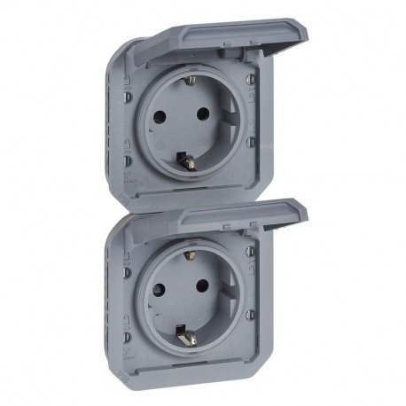 069577L LEGRAND PL-COMP I/O 2X2P+T AUT VER GR