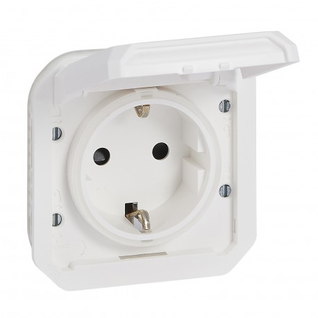 069639L LEGRAND PL-COMP I/O 2P+T BLAN DÉCHIRÉ