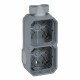 069668L LEGRAND PL-COMP SUP BOX 2E ISO20 GR