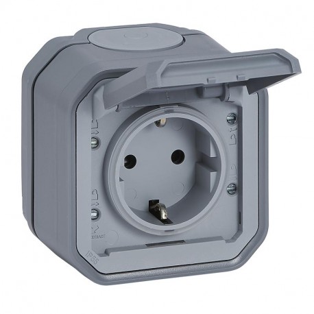 069730L LEGRAND PL-MBL SUP 2P+T AUT GRAU