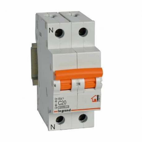419927 LEGRAND MAGNET. MORADIA RX3 1P+N 20A