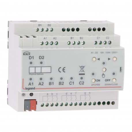 002673 LEGRAND KNX CONTR. ON/OFF 8 S 8 E DIN